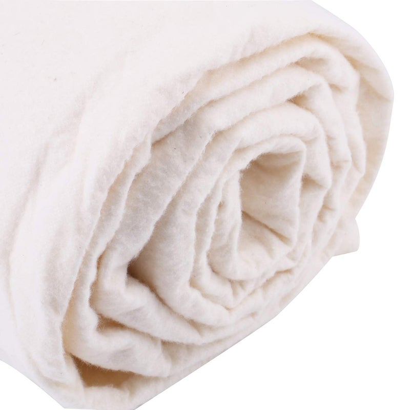 Tosnail 72-Inch x 90-Inch Soft Natural Cotton Batting for Quilts, Craft and Wearable Arts - Image 3